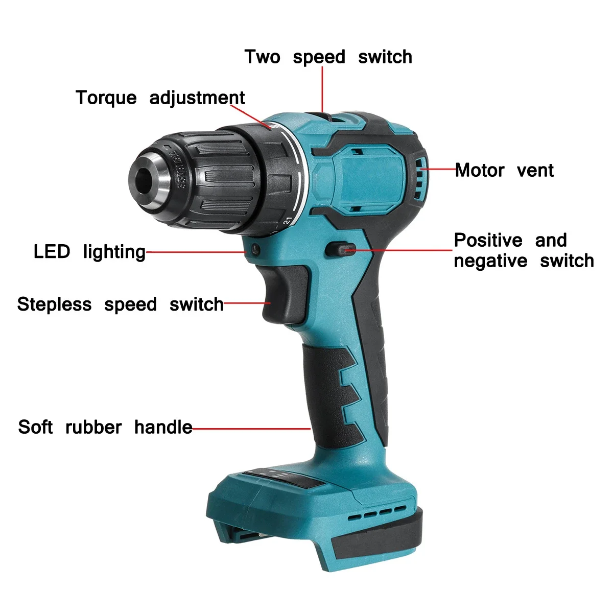 Bor Listrik 18V 90N.m Tanpa Ka - Brushless Cordless Electric Drill 18V ulasan dan harga