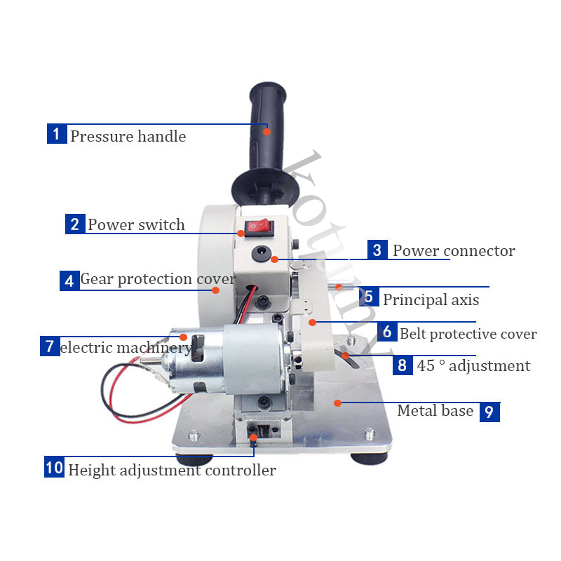 Mesin Gergaji Meja Mini Portab - Mini Table Saw For Woodworking ulasan dan harga