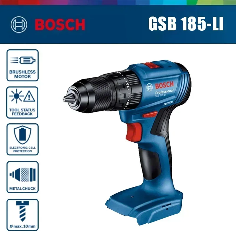 Bosch GSB 185-LI 18V Bor Impac - Brushless Cordless Electric Drill 18V ulasan dan harga