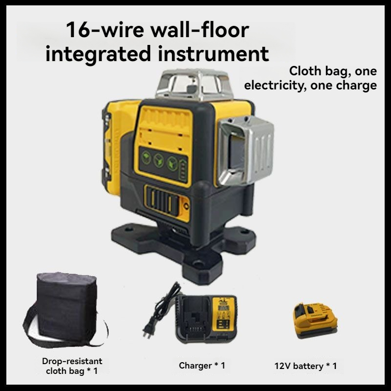 Level Laser 4D Dengan 16 Garis - Laser Level 16 Lines 4D Green ulasan dan harga