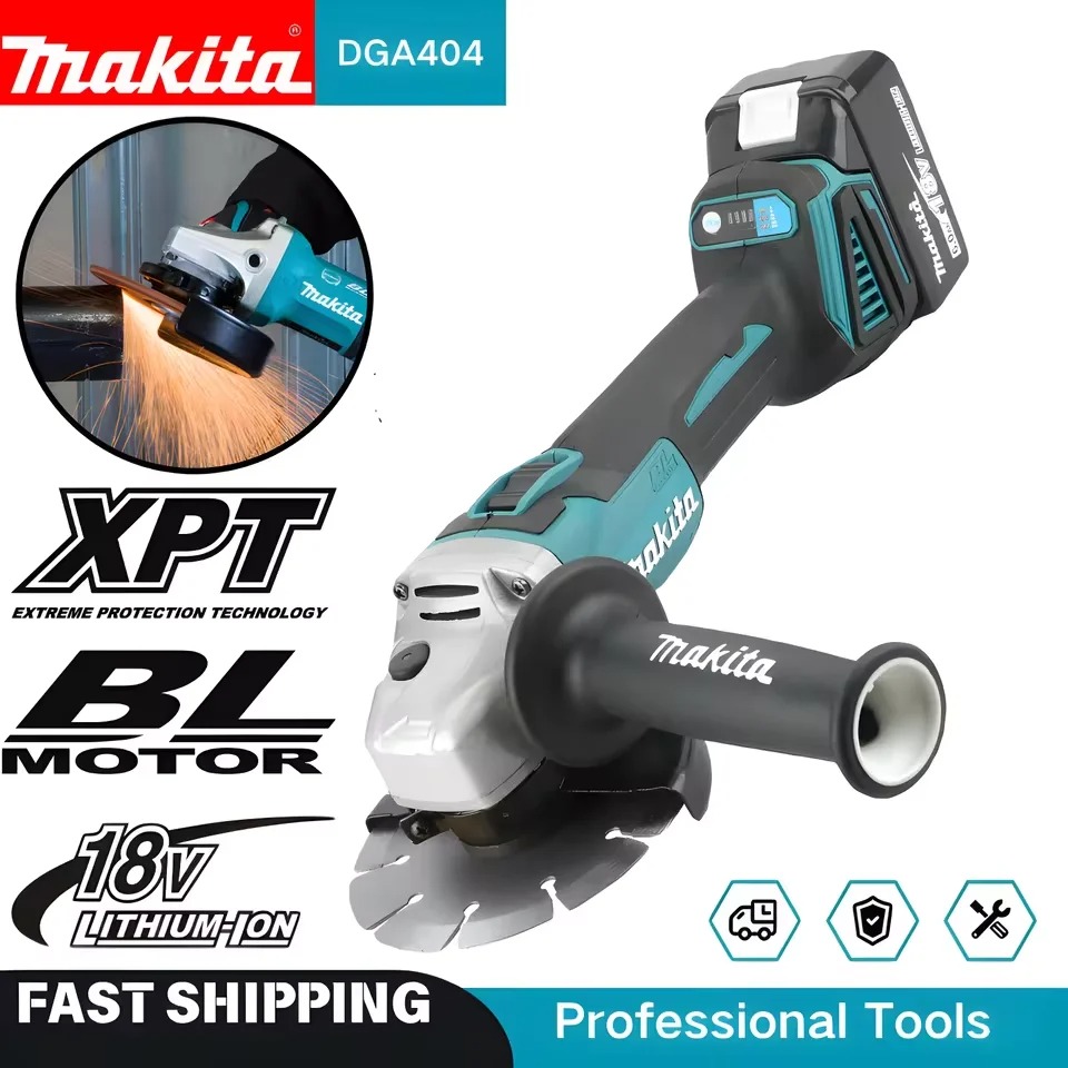 Makita DGA404 125mm Gerinda Su - Brushless Angle Grinder Battery Powered ulasan dan harga