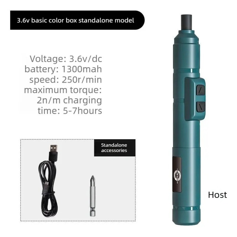 Bor Tangan Mini Listrik 3.6v N - Electric Screwdriver Rechargeable Usb ulasan dan harga